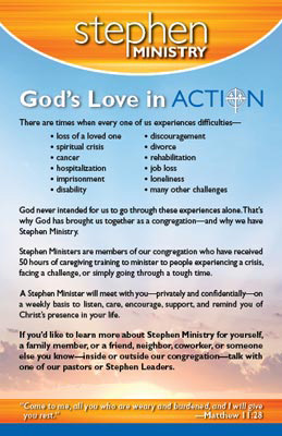 God's Love in Action Bulletin Insert