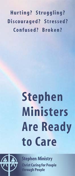 Stephen Ministers Are Ready to Care Brochure