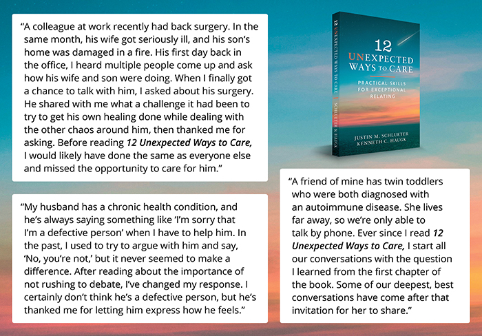 12 Unexpected Ways to Care Stories