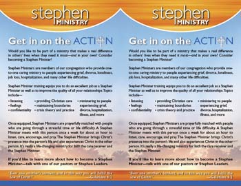 Bulletin Insert for Recruiting Stephen Ministers