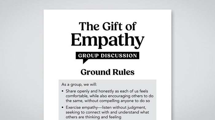 The Gift of Empathy Discussion Guide for Faith Groups